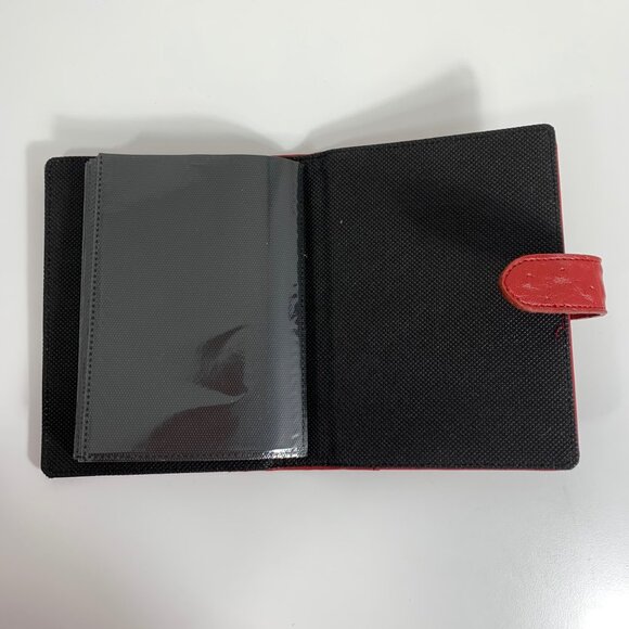 Set of Two Red Moc Croc Portable Photo Books Holds 36 Photos - Picture 5 of 6